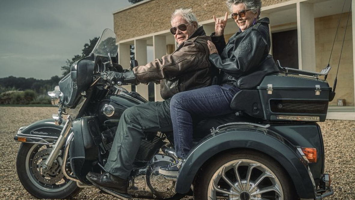 Prue Leith is a Great British Bake Off Biker!